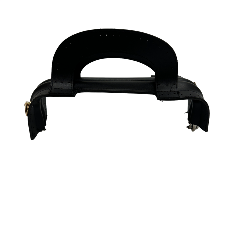 Suni Derili Tutmaçlı Gizli Burs 25cm Gold Askılıklı Siyah