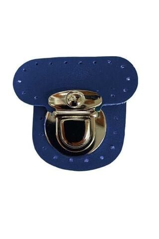 Suni Derili Kurbağa Kilit Mavi