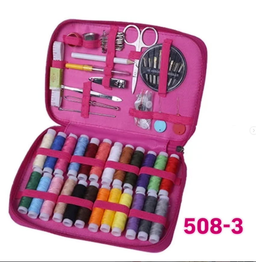 Altuntaş Dikiş Seti 508-3 Fuşya Cüzdanlı Dikiş Seti