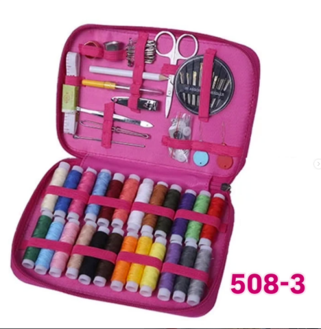 Altuntaş Dikiş Seti 508-3 Fuşya Cüzdanlı Dikiş Seti