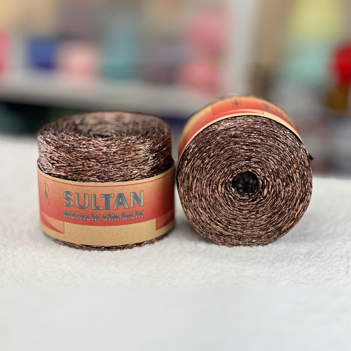 Sultan Metalik Sim İp 250gr Bronz 502