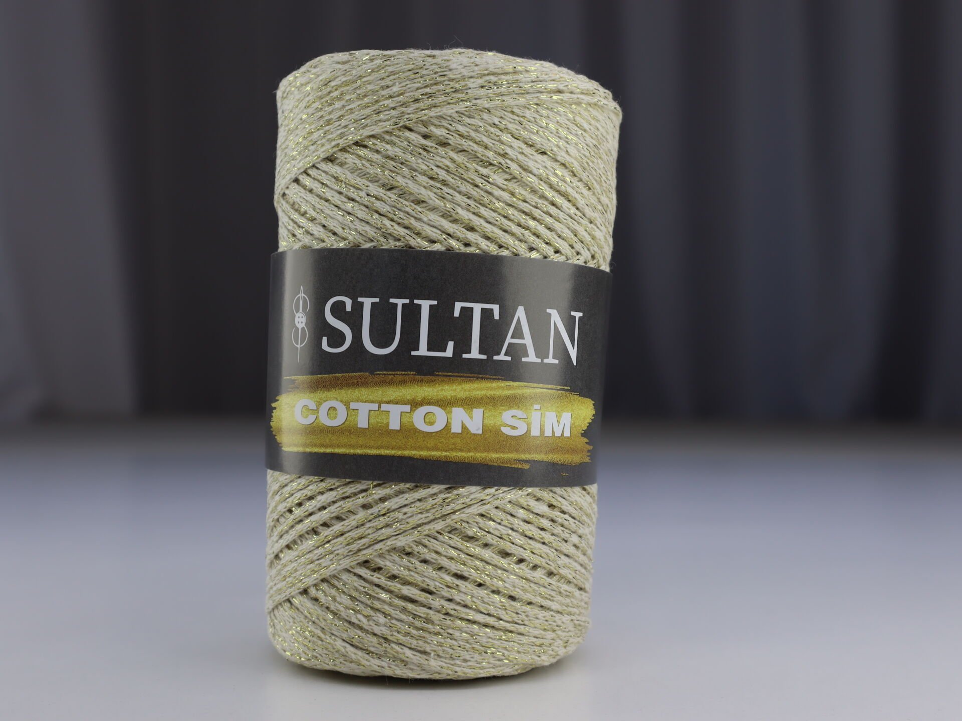 Sultan Cotton Sim 250gr Ekru-Altın Sim 201