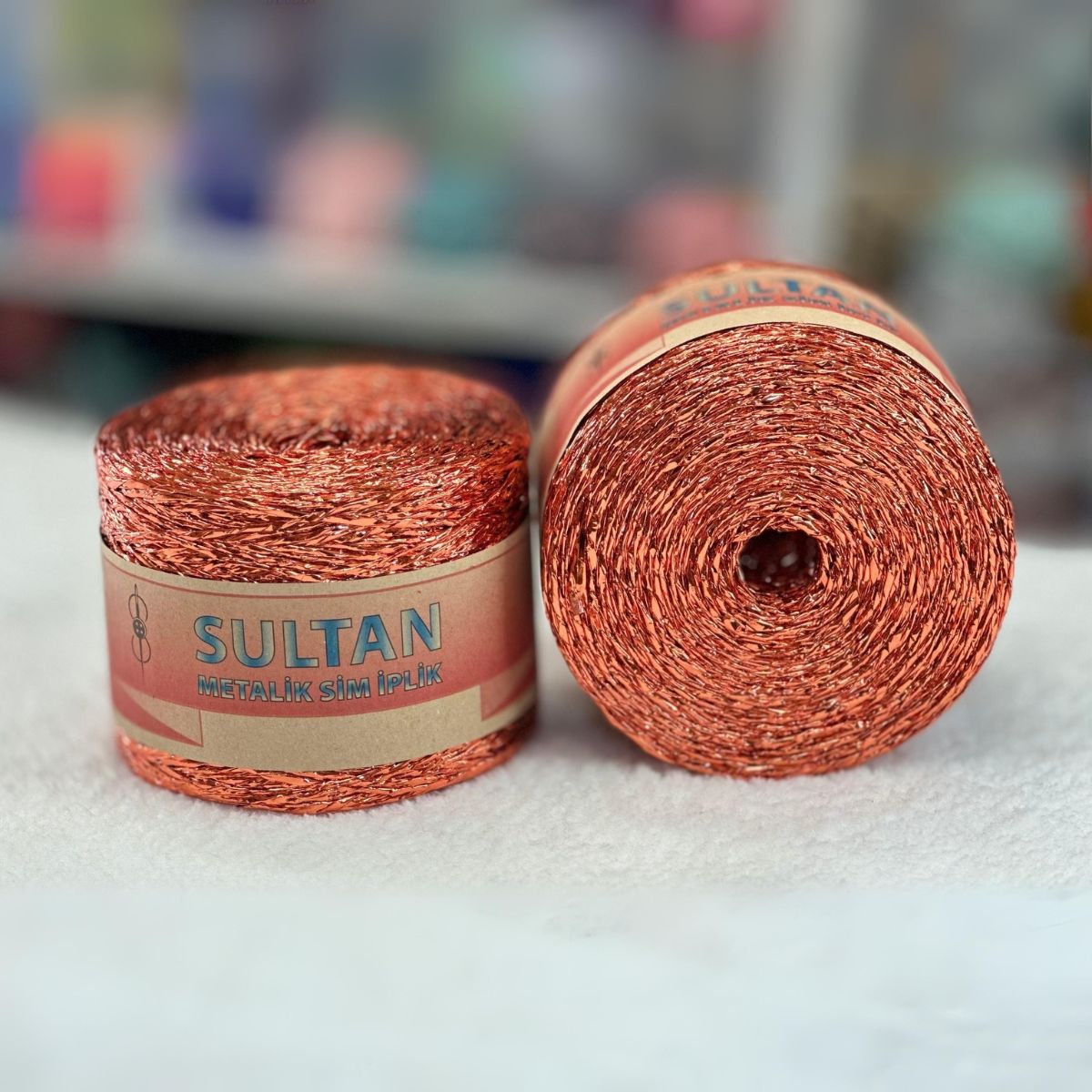 Sultan Metalik Sim İp 250gr Bakır 506