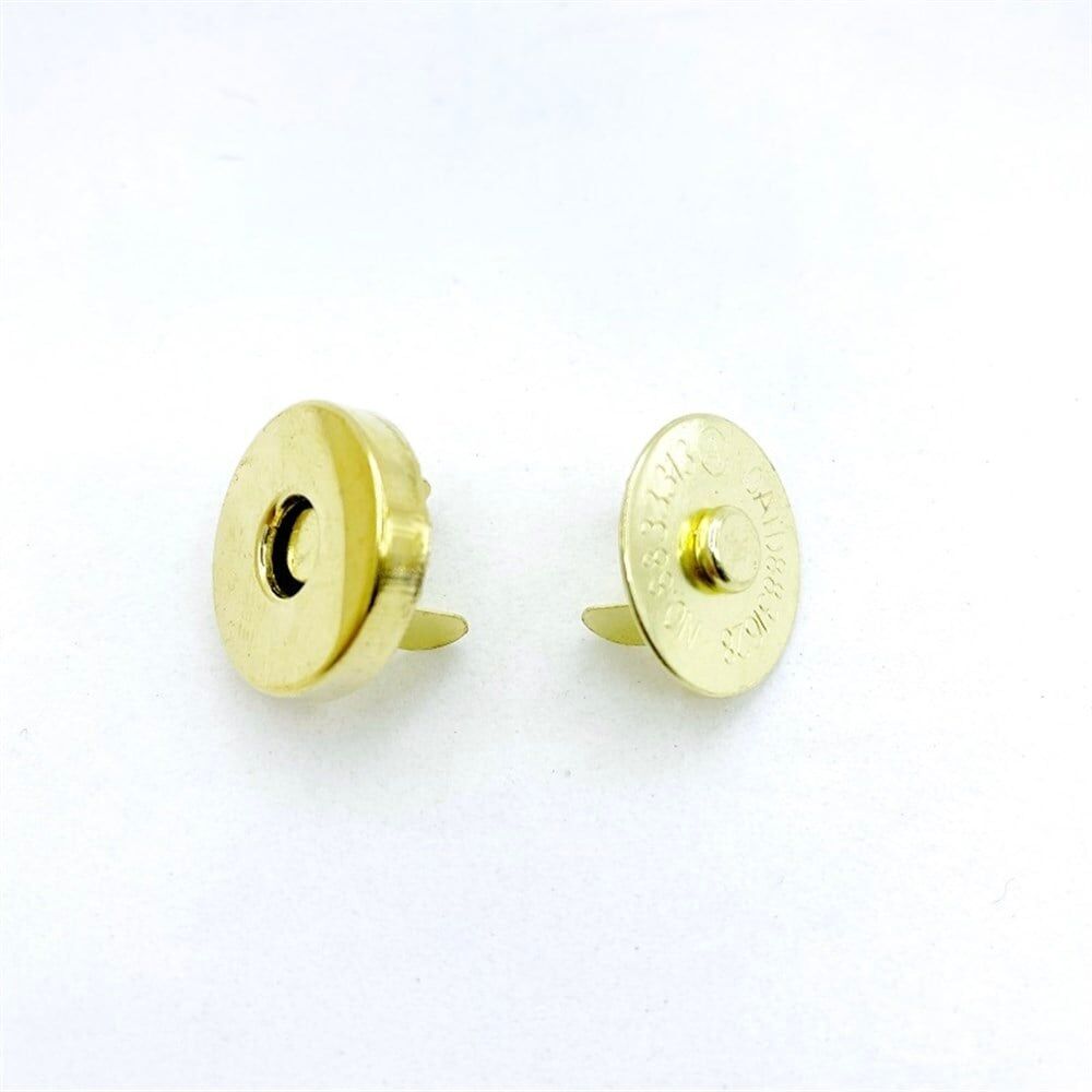 Mıknatıslı Büyük Boy Kapatmalı Çıtçıt Gold