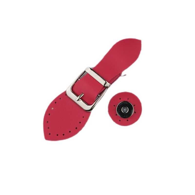 Suni Derili Tokalı Mıknatıs Kapama Fuşya