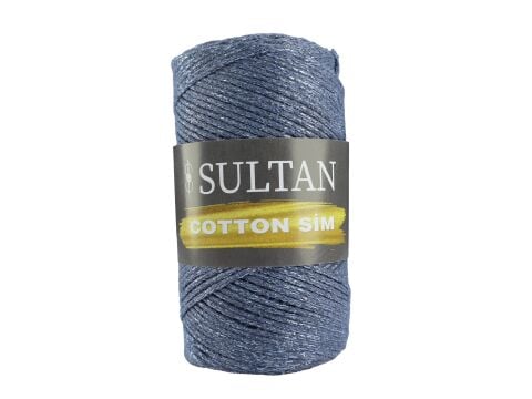 Sultan Cotton Sim 250gr İndigo-İndigo Sim 518