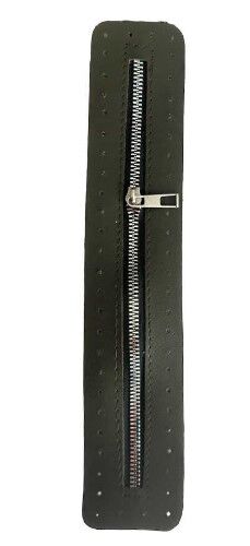 Metal Stoplu Derili Çanta Fermuarı 30cm Yeşil