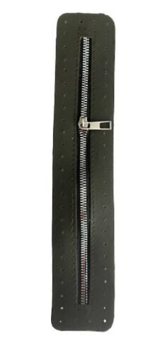 Metal Stoplu Derili Çanta Fermuarı 30cm Yeşil