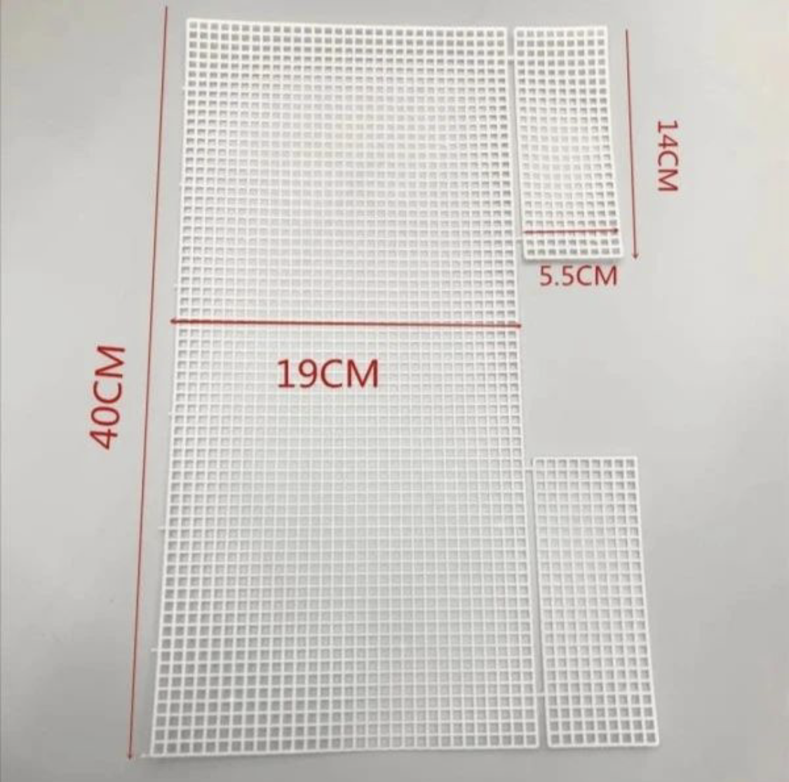 Plastik Çanta Kanvası 40x19cm Beyaz
