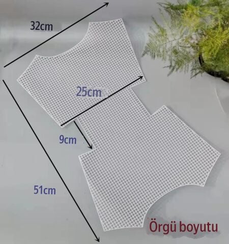 Çanta Kanvası Kelebek (Zara) Model Beyaz 5mm