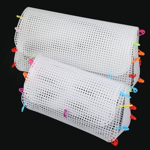 Plastik Çanta Kanvası Orta Boy 45x21cm Beyaz 4mm