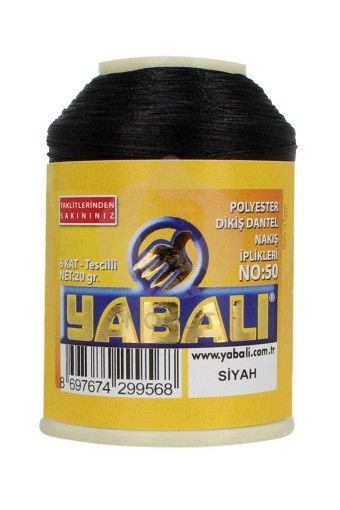 Yabalı Dantel İpliği 20gr Siyah