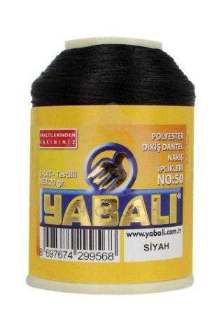 Yabalı Dantel İpliği 20gr Siyah