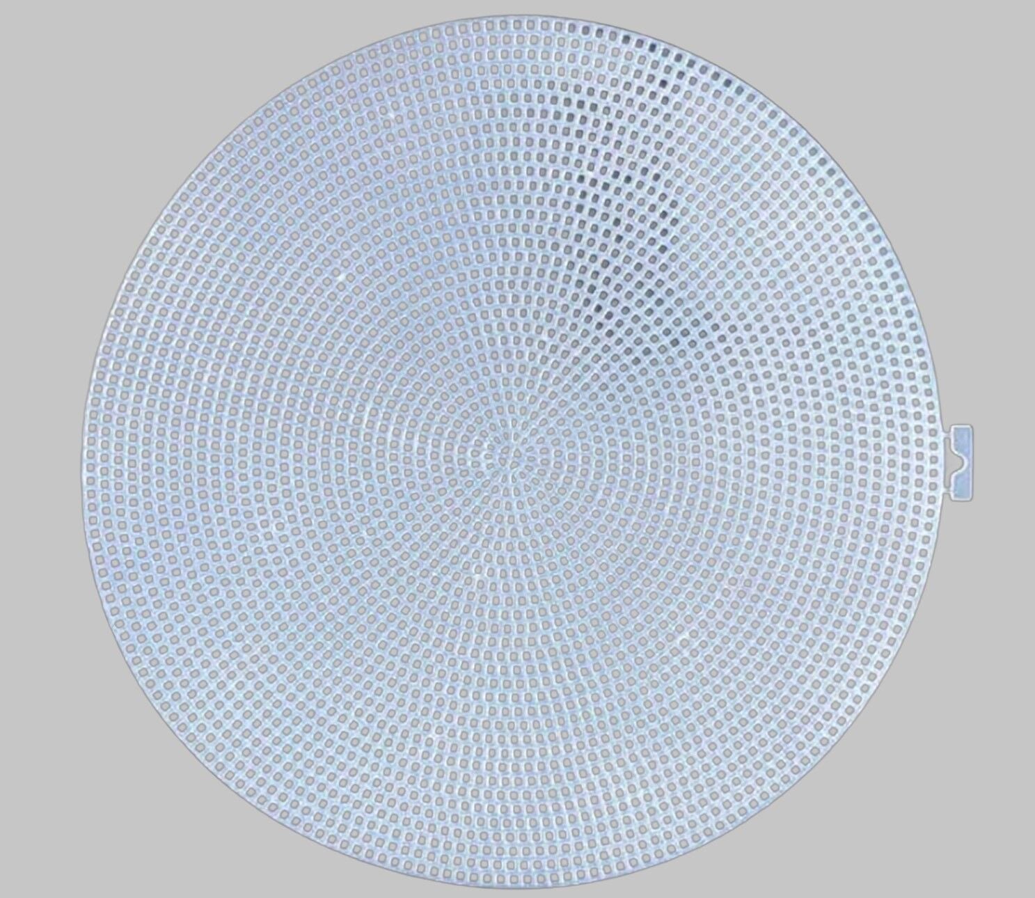 Yuvarlak Kanvas 28cm Beyaz 3mm