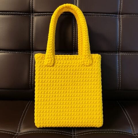Plastik Hazır Taban Sap Çanta Kanvası 20*24cm