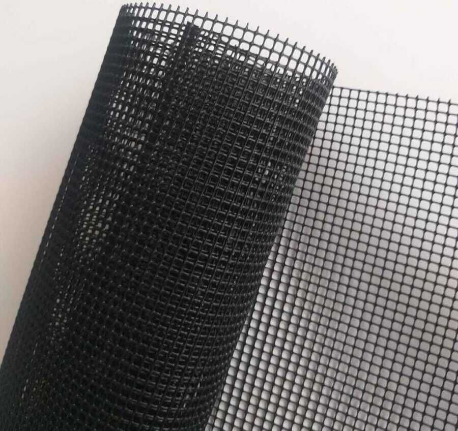 Metrelik Plastik Kanvas Siyah 5mm