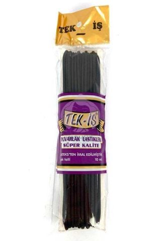 Tek-İş Yuvarlak Siyah Lastik 10mt