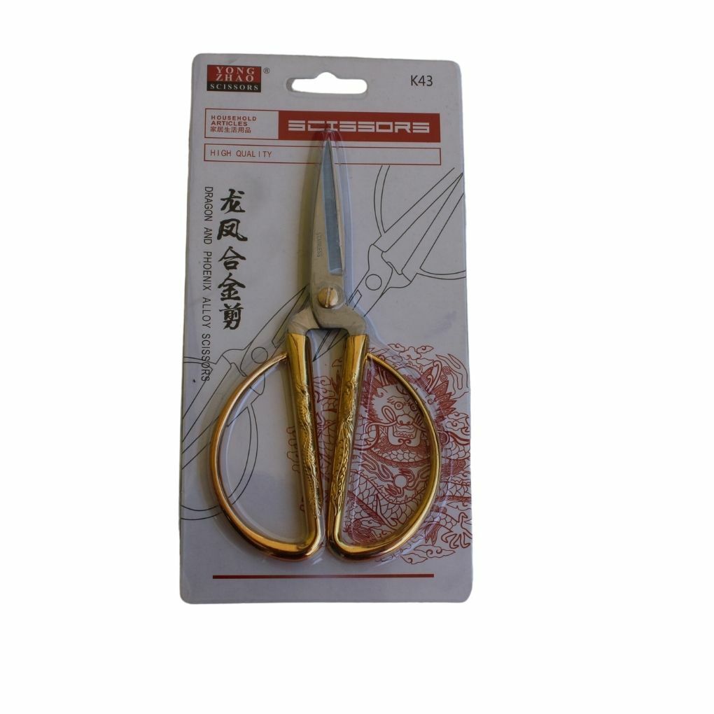 Metal Çin Saplı Makas 43K 15cm Gold