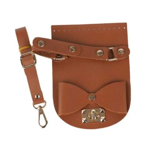 Suni Derili Fiyonklu Set Kapak: 15-20cm Askı:100cm Taba