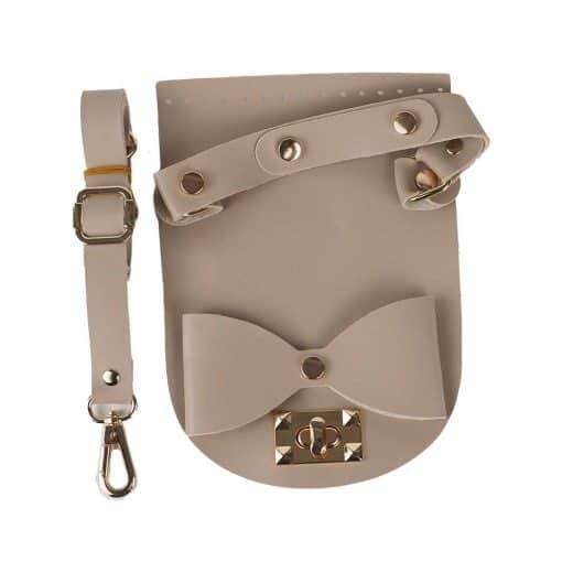 Suni Derili Fiyonklu Set Kapak: 15-20cm Askı:100cm Bej