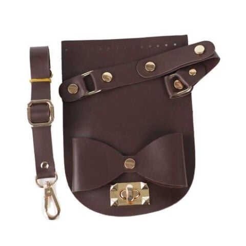 Suni Derili Fiyonklu Set Kapak: 15-20cm Askı:100cm Acıkahve