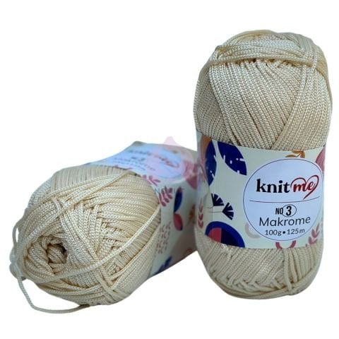 Knit Me Polyester Makrome No: 3mm 100gr 804
