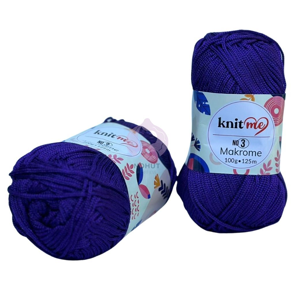 Knit Me Polyester Makrome No: 3mm 100gr 837