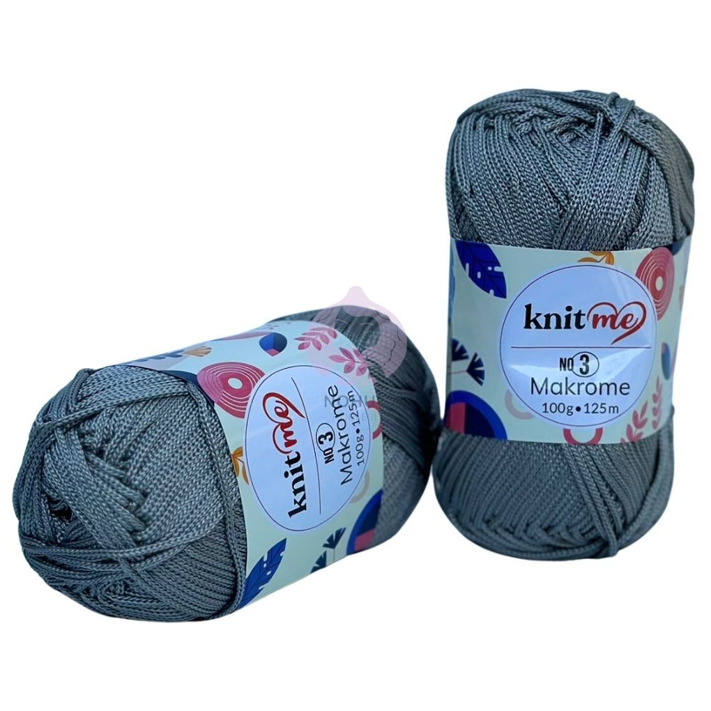 Knit Me Polyester Makrome No: 3mm 100gr 849