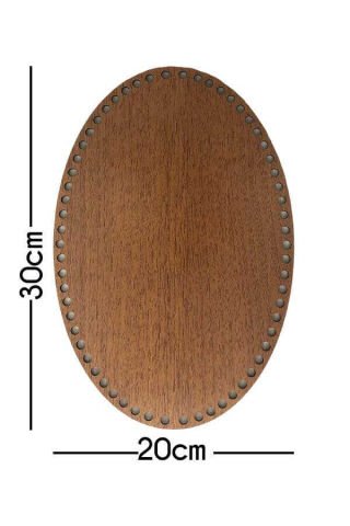 MDF Tabanlık Oval 30x20
