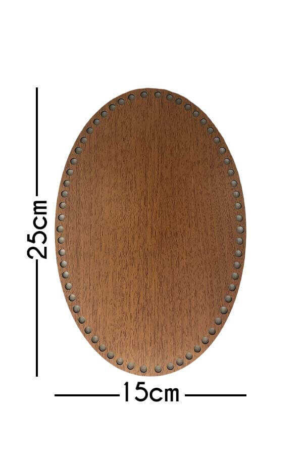 MDF Tabanlık Oval 25x15