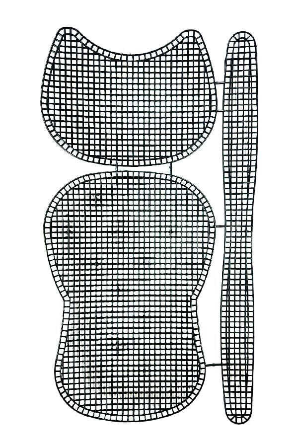 Plastik Çanta Kanvası Kedi Model 42x19cm Siyah 5mm