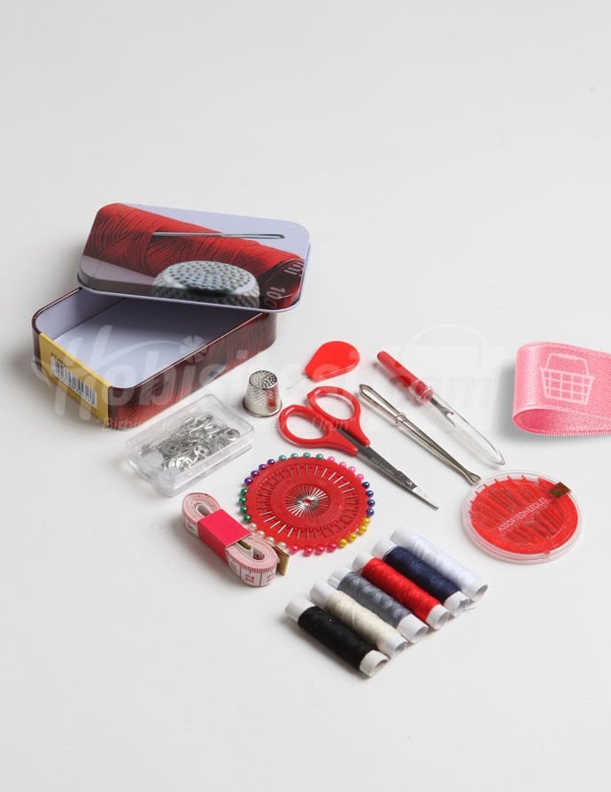 Kartopu Teneke Kutu Dikiş Seti