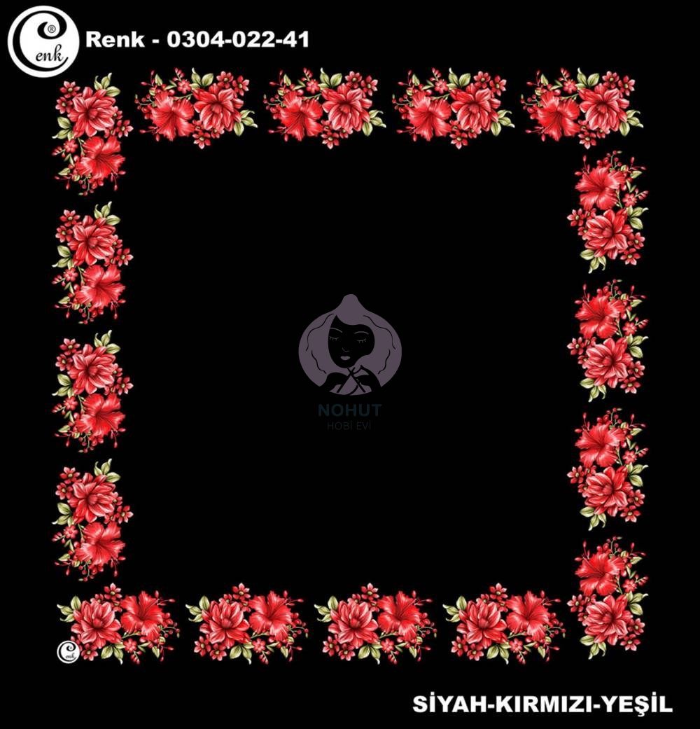 Cenk Yazma Oyalık Desenli 90cm 2241