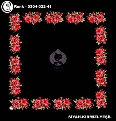 Cenk Yazma Oyalık Desenli 90cm 2241