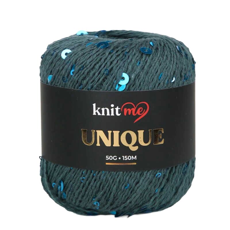 Knit Me Unique 30 Petrol Mavisi - Mavi Pullu