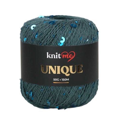 Knit Me Unique 30 Petrol Mavisi - Mavi Pullu