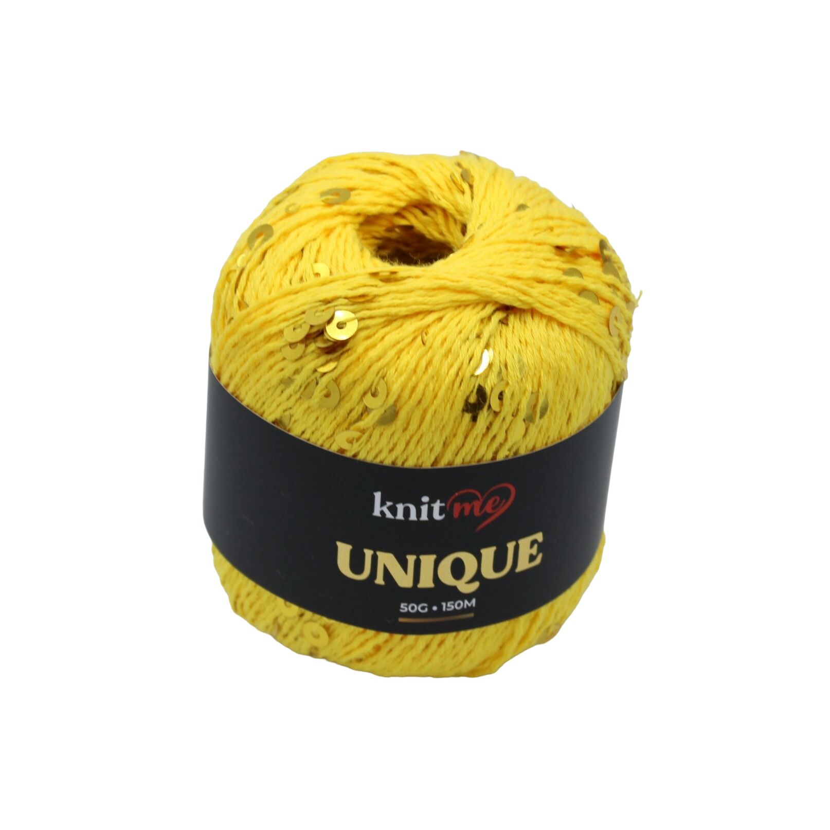 Knit Me Unique 28 Sarı - Sarı Pullu