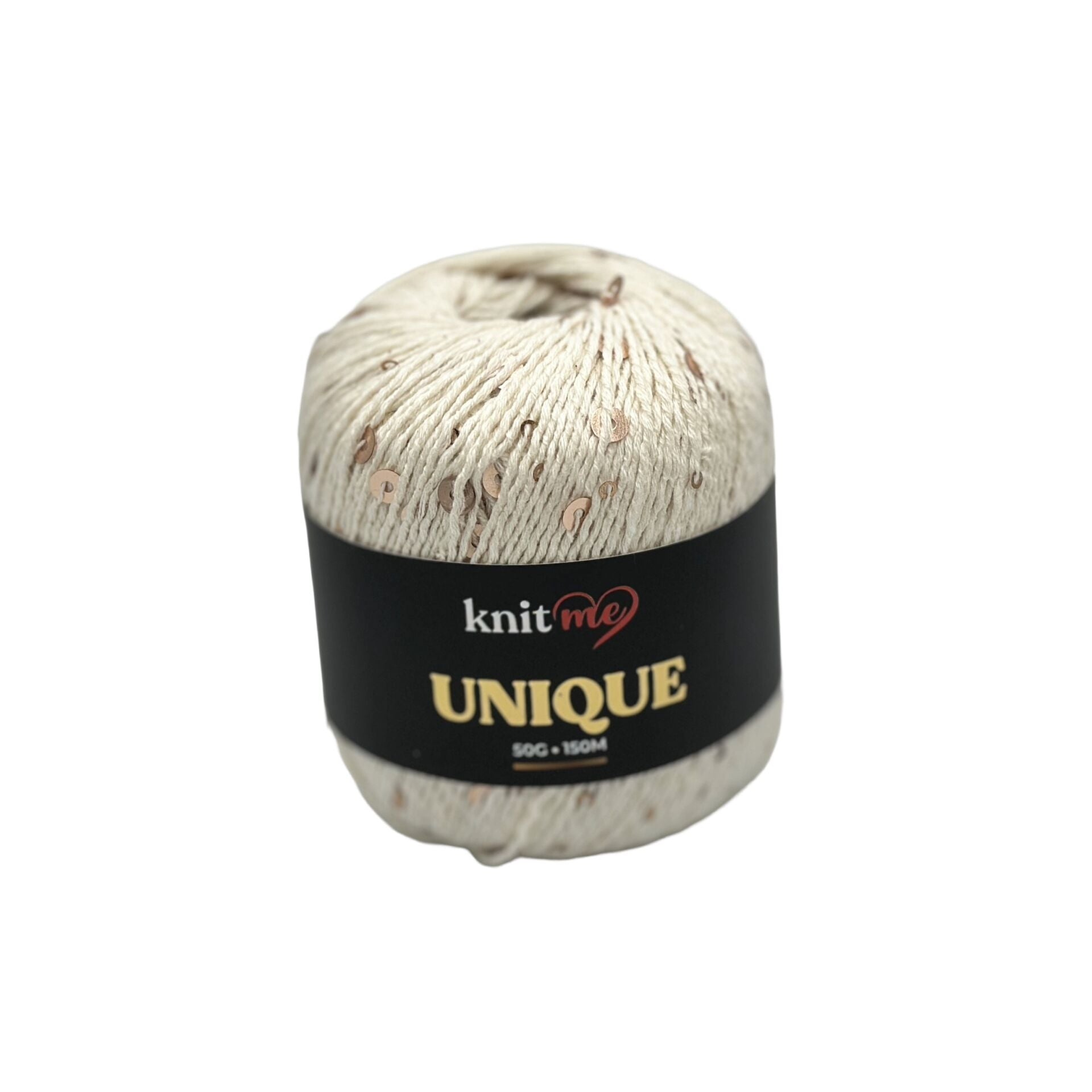 Knit Me Unique 25 Ekru-Rose Pullu