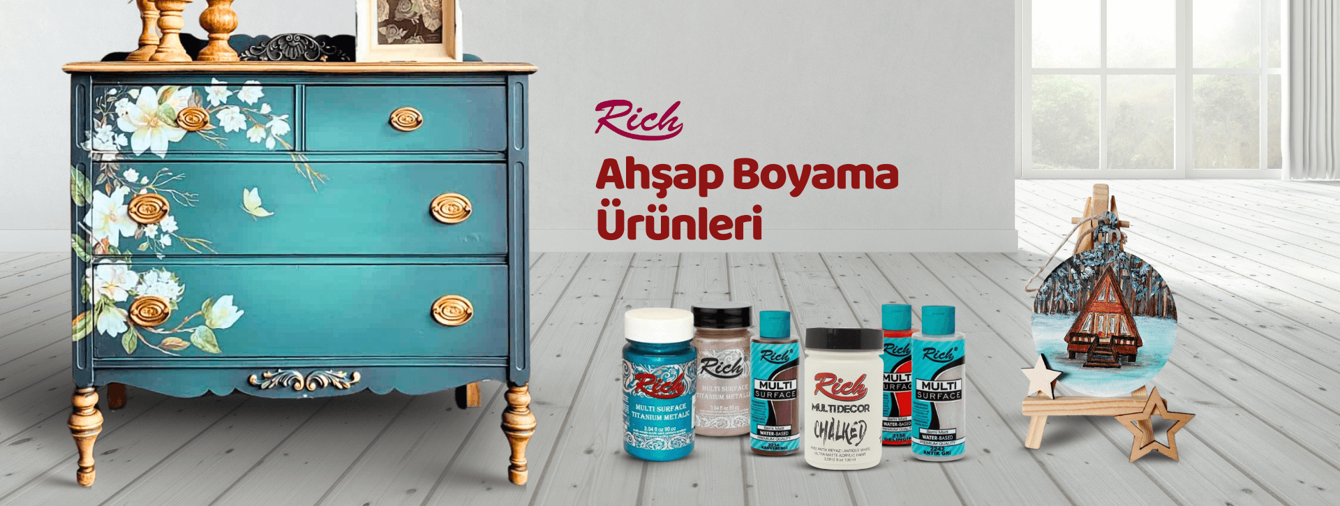 Ahşap Boyama Ürünleri
